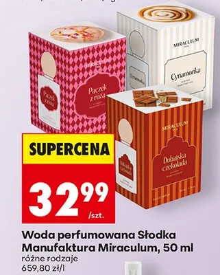 Woda perfumowana Słodka Manufaktura Miraculum różne rodzaje promocja w Biedronka