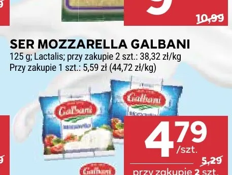 Ser mozzarella Galbani promocja w Stokrotka