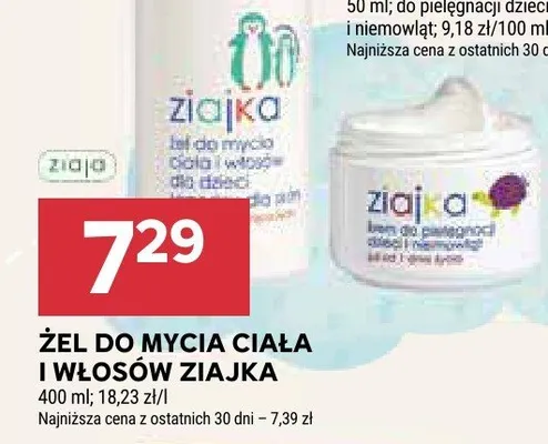 Żel do mycia ciała i włosów promocja w Stokrotka