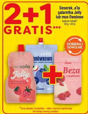 Deserek Owolovo a'la galaretka Jelly promocja w POLOmarket