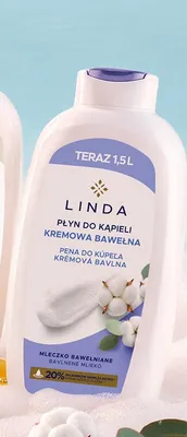 Płyn do kąpieli Linda Kremowa Bawełna promocja w Biedronka