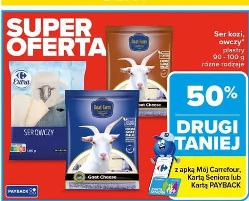 Ser owczy plastry promocja w Carrefour