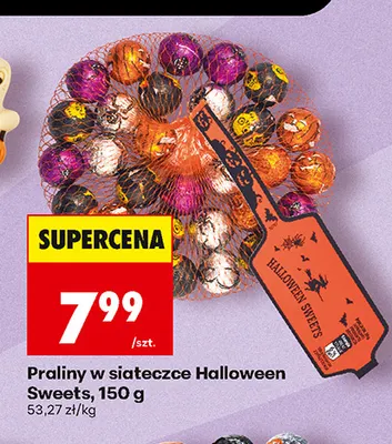 Praliny w siateczce Halloween Sweets promocja w Biedronka
