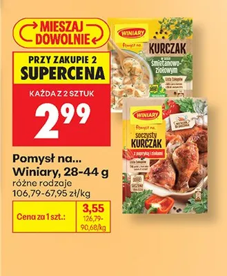 Pomysł na... Kurczak w sosie śmietanowo-ziołowym Winiary promocja w Biedronka