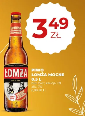 Piwo Łomża mocne promocja w Duży Ben