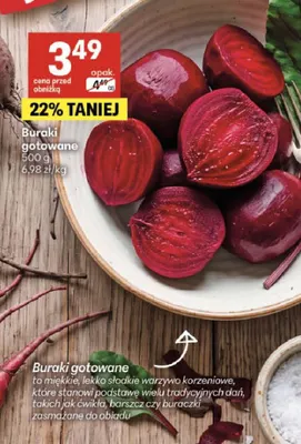 Buraki gotowane promocja w Delikatesy Centrum