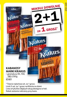 Kabanosy Krakus promocja w Selgros
