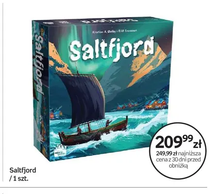 Gra planszowa Saltfjord promocja w Empik