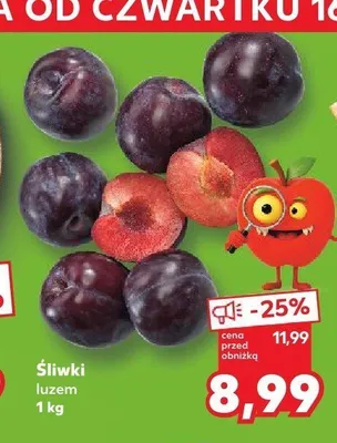 Śliwki luzem promocja w Kaufland
