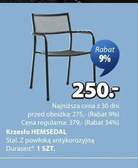 Krzesło HEMSEDAL promocja w Jysk