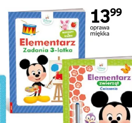 Książka Elementarz Zadania 3-latka Disney Maluch promocja w Empik