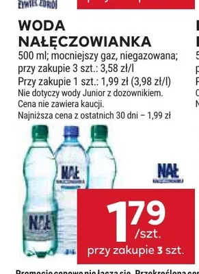Woda Nałęczowianka promocja w Stokrotka