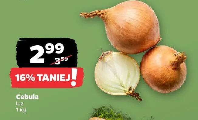 Cebula luz promocja w Netto