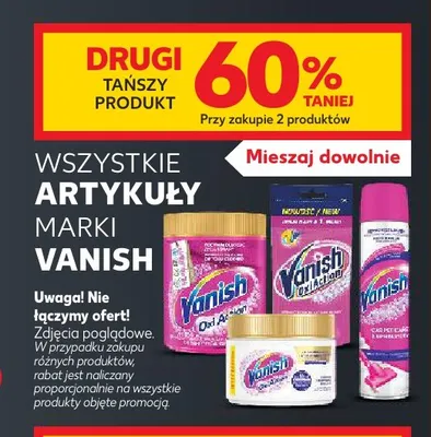 Artykuły marki Vanish promocja w Kaufland