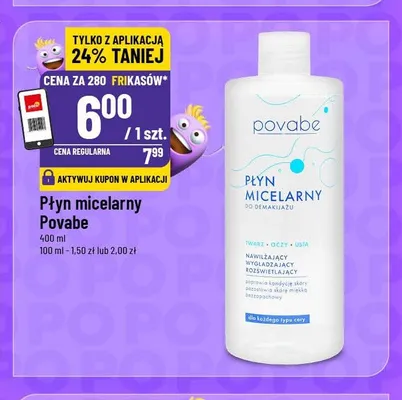 Płyn micelarny Povabe promocja w POLOmarket