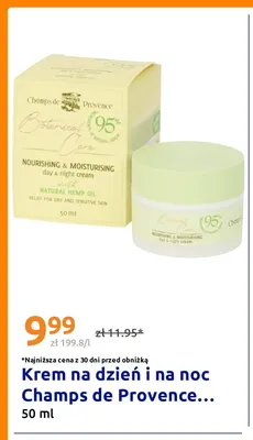 Krem na dzień i na noc Champs de Provence Botanical Care promocja w Action