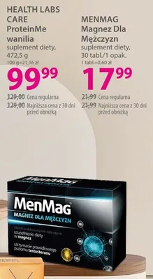 Suplement diety MenMag Magnez Dla Mężczyzn promocja w Hebe