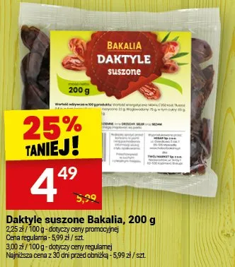Daktyle suszone promocja w Twój Market