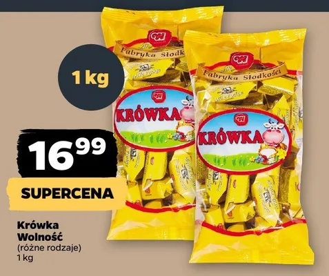 Krówka, różne rodzaje promocja w Netto