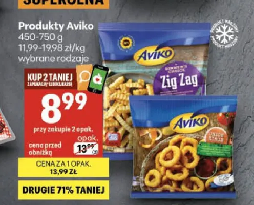 Produkty Aviko promocja w Delikatesy Centrum