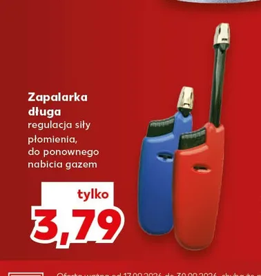 Zapalarka długa promocja w Kaufland