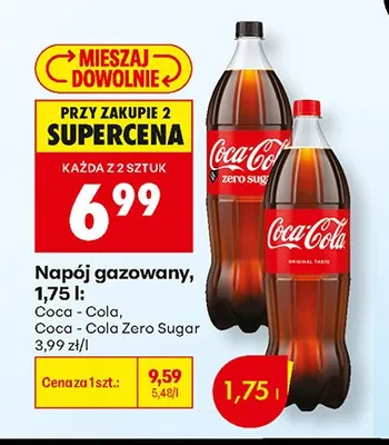 Napój gazowany Coca-Cola promocja w Biedronka