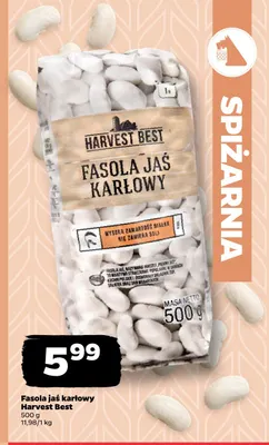 Fasola Jaś karłowy Harvest Best promocja w Netto