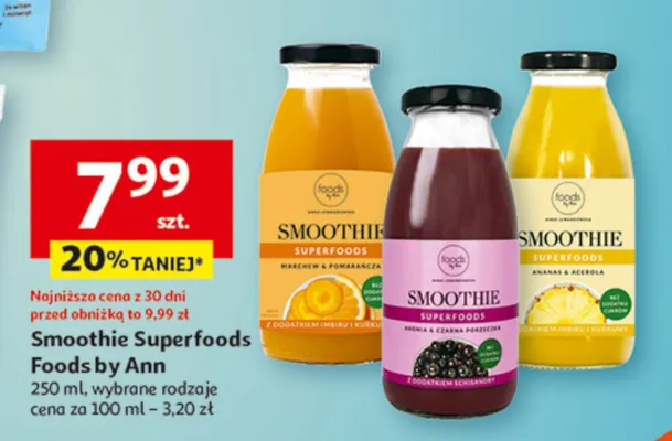 Smoothie Superfoods promocja w Auchan