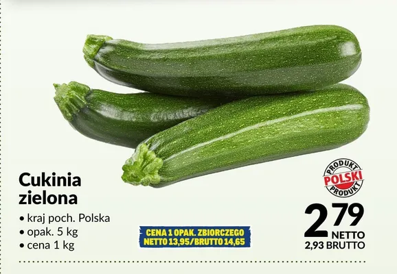 Cukinia zielona promocja w Makro