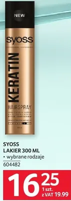 Lakier do włosów Syoss 300 ml promocja w Selgros