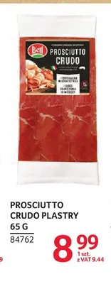 Prosciutto crudo w plastrach Bell promocja w Selgros