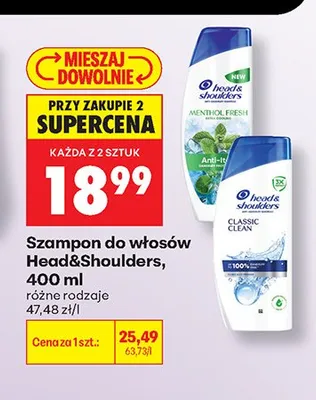 Szampon do włosów Head & Shoulders promocja w Biedronka