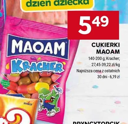 Cukierki Maoam Kracher promocja w Stokrotka