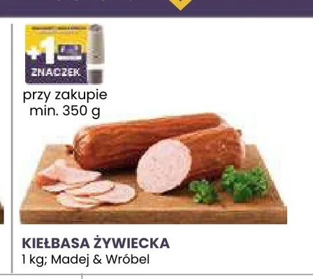 Kiełbasa żywiecka Madej & Wróbel promocja w Stokrotka