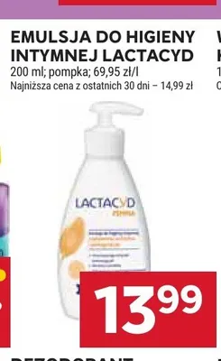 Emulsja do higieny intymnej Lactacyd promocja w Stokrotka