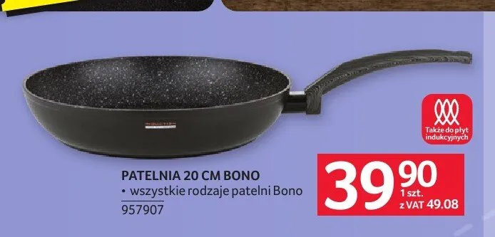 Patelnia Bono 20 cm promocja w Selgros