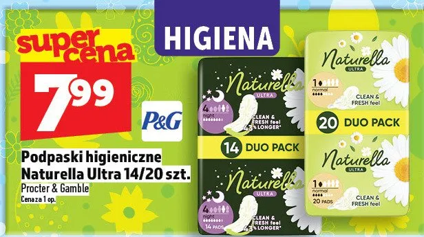 Podpaski higieniczne Ultra 14/20szt promocja w TOPAZ
