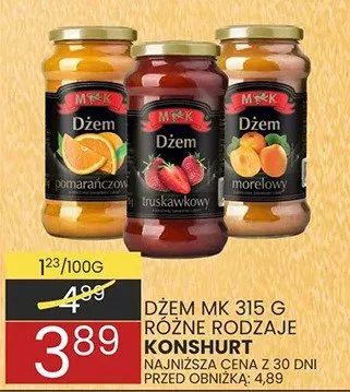 Dżem pomarańczowy promocja w Wafelek