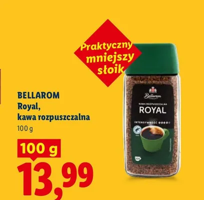 Kawa rozpuszczalna Bellarom Royal promocja w Lidl