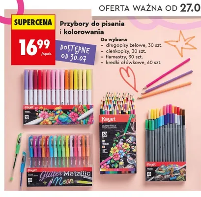 Flamastry Kayet promocja w Biedronka