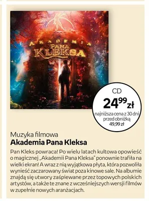 Płyta CD Muzyka filmowa Akademia Pana Kleksa promocja w Empik