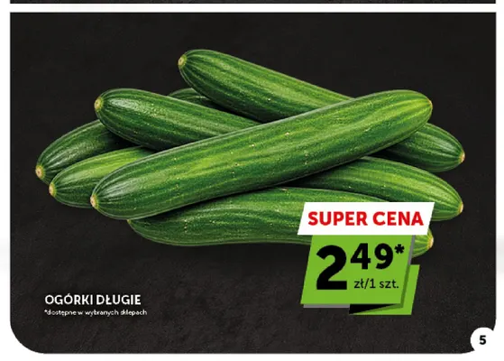 Ogórki długie promocja w Groszek