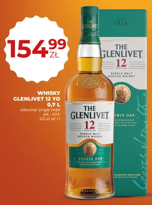 Whisky The Glenlivet 12 YO promocja w Duży Ben