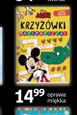 Książka Miki Krzyżówki łamigłówkowo Disney oprawa miękka promocja w Empik