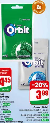 Guma Orbit różne rodzaje promocja w Dino