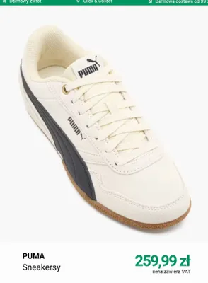 Sneakersy Puma promocja w Deichmann
