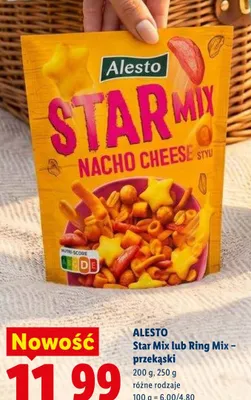 Przekąski Star Mix Alesto promocja w Lidl