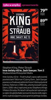 Książka Inne światy niż te. Jack Sawyer. Tom 3 oprawa twarda Stephen King, Peter Straub promocja w Empik