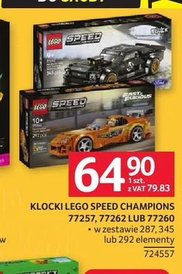 Klocki Lego Speed Champions 77260 promocja w Selgros