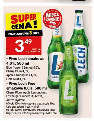 Piwo bezalkoholowe Lech Free Cherry Plum promocja w Twój Market